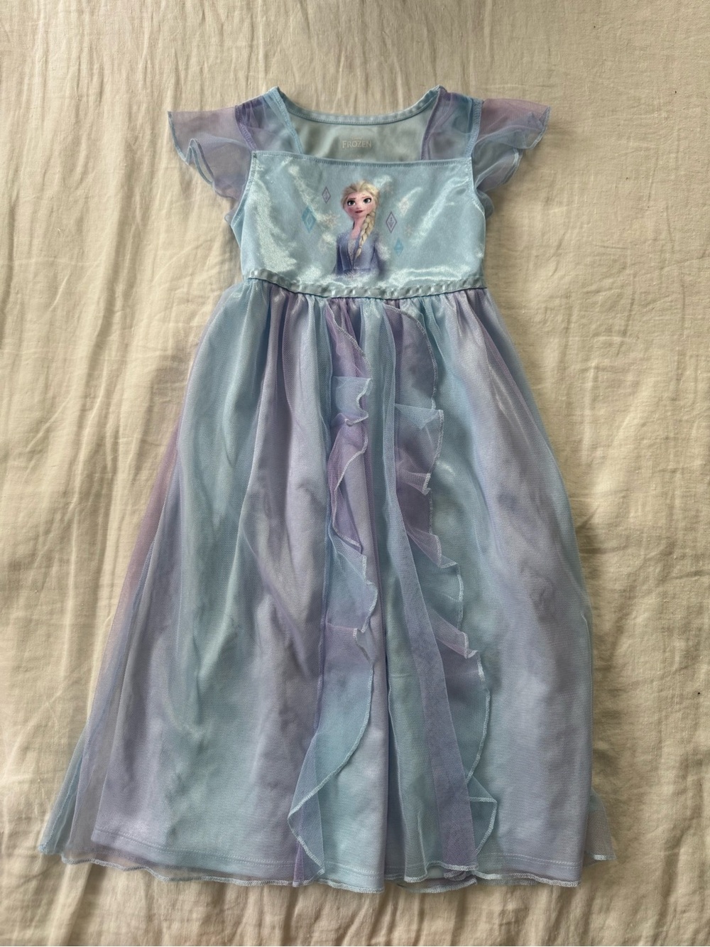 Disney Elsa Nightgown in Light Blue and Purple